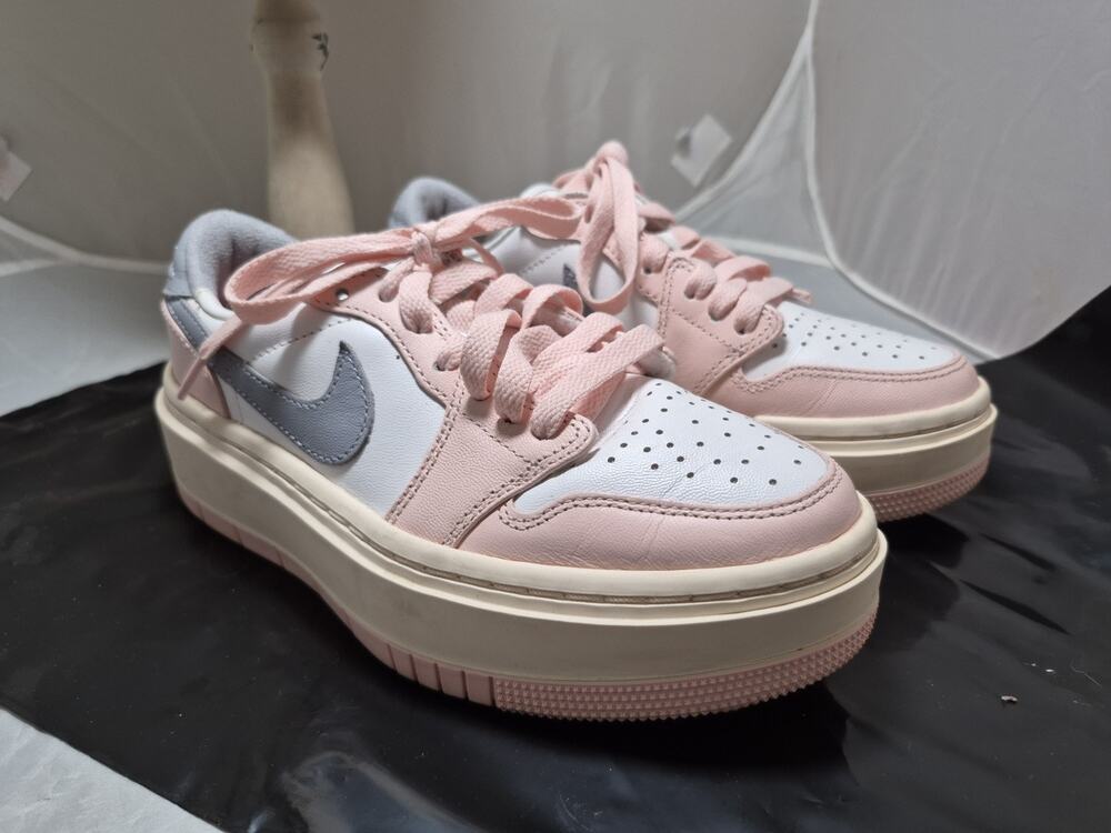 💥 Nike Air Jordan 1 Elevate Low Atmosphere Pink White Grey DH7004-600 Womens 5